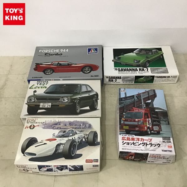 1円〜 フジミ等 1/24 トヨタ TE27 レビン 1/35 マツダ スクラム 広島東洋カープショッピングトラック 他_画像1