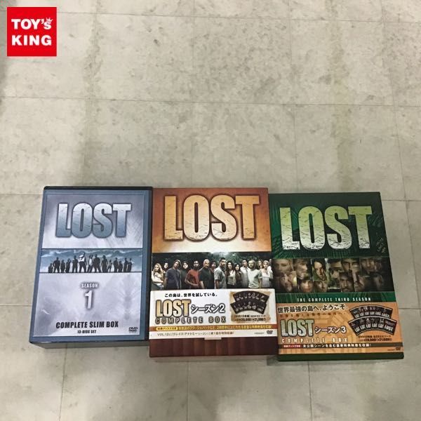 1円〜 DVD LOST COMPLETE SLIM BOX SEASON 1、コンプリートボックス シーズン2、シーズン2_画像1