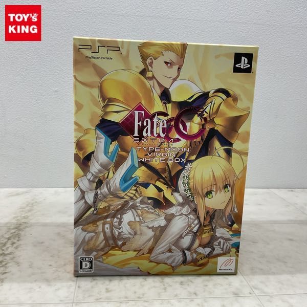 1円〜 PSP Fate/EXTRA CCC TYPE-MOON VIRGIN WHITE BOX 限定版_画像1