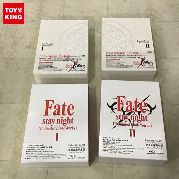 1円〜 Fate/Zero Blu-ray Disc Box I/II Fate/stay night [Unlimited Blade Works] Blu-ray Disc Box I/II_画像1