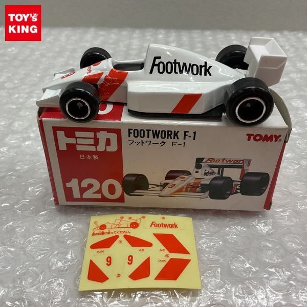 1円〜 赤箱トミカ 日本製 フットワーク F-1_画像1