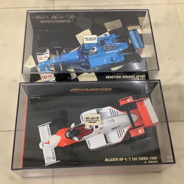 1円〜 ミニチャンプス 1/43 マクラーレンMP4/2 TAG TURBO 1984 A.PROST、JORDAN MUGEN HONDA 198 D.HILL 他_画像4