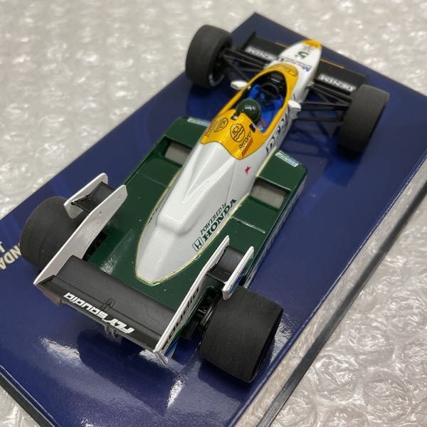 1円〜 ミニチャンプス 1/43 WILLIAMS HONDA FW09 1984 DENIM #5(ホワイト×グリーン×イエロー)_画像3