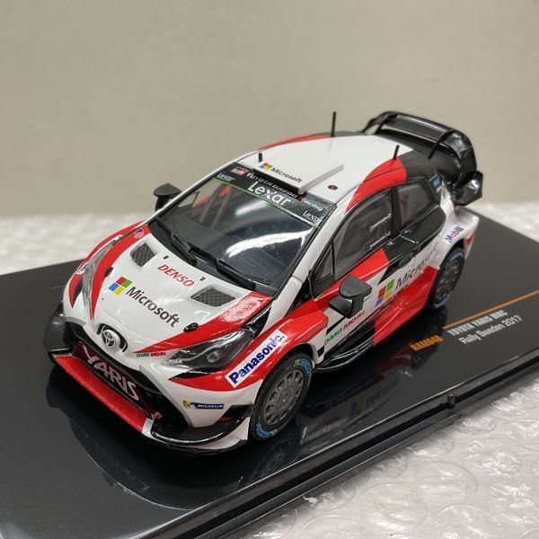 1円〜 破損 イクソ 1/43 トヨタ ヤリス WRC スウェーデンラリー 2017_画像2