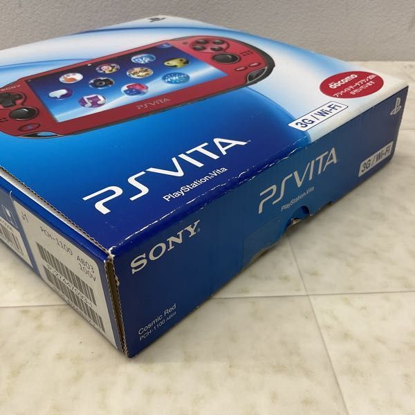 1円〜 動作確認/初期化済 PS Vita 3GB/Wi-Fiモデル PCH-1100 コズミック・レッド 限定版_画像10