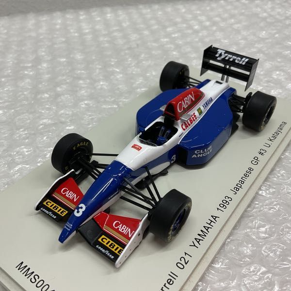 1円〜 スパーク 1/43 Tyrrell 021 ヤマハ 1993 JapaneseGP#3 U.Katayama_画像2