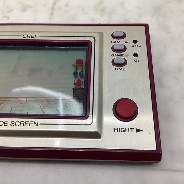 1円〜 Nintendo ゲーム&ウォッチ ワイドスクリーン CHEF シェフ FP-24_画像7