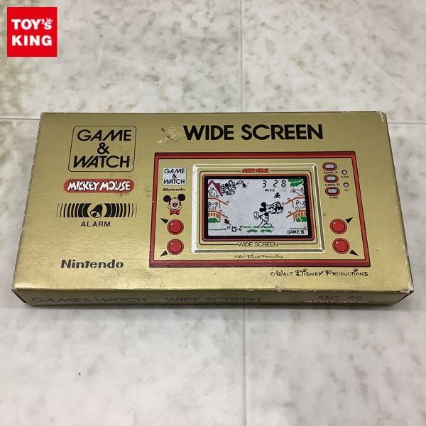 1円〜 Nintendo ゲーム&ウォッチ ワイドスクリーン MICKEY MOUSE ミッキーマウス MC-25