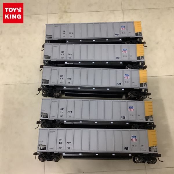 1円〜 ジャンク 鉄道模型 HOゲージ ユニオンパシフィック 石炭運搬車 5両_画像1
