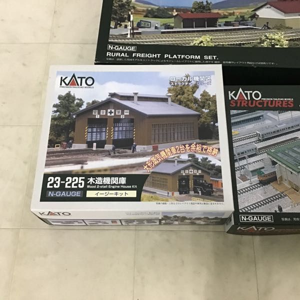 1円〜 KATO Nゲージ 23-020 複線高架橋脚 23-300 イージーキット 電車庫 他_画像4