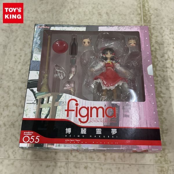 1円〜 未開封 figma 055 東方Project 博麗霊夢_画像1