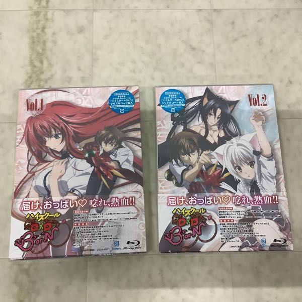 1円〜 未開封 Blu-ray ハイスクールD×D BorN 初回生産版 Vol.1〜6 セット 収納BOX付_画像3