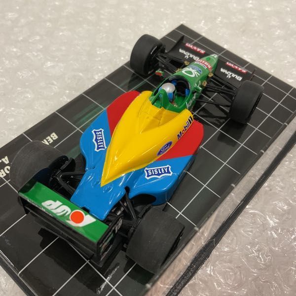 1円〜 ミニチャンプス 1/43 Benetton Ford B188 Mobil #19(グリーン×イエロー×ライトブルー)_画像3