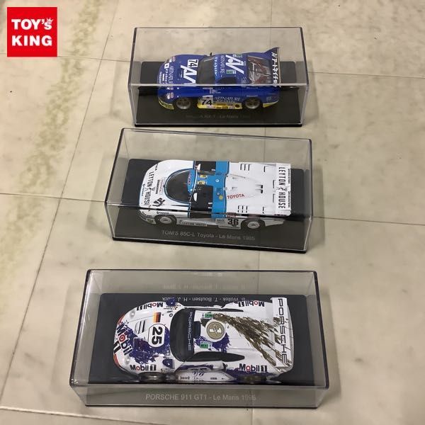 1円〜 スパークモデル 1/43 マツダRX-7 Le Mans 1994、ポルシェ911 GT1 Le Mans 1996、TOM’S 85C-L トヨタ Le Mans 1985_画像1