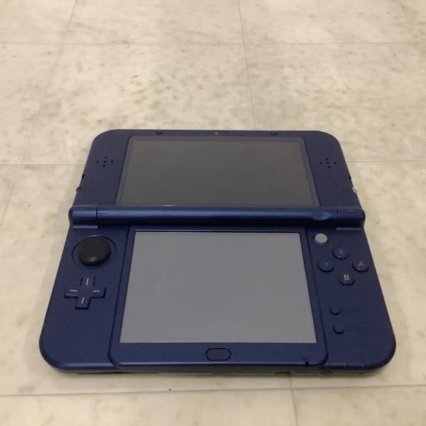 1円〜 動作確認済 初期化済 箱無 new 3DS LL RED-001 本体 メタリックブルー ACアダプター WAP-002 JPN_画像2