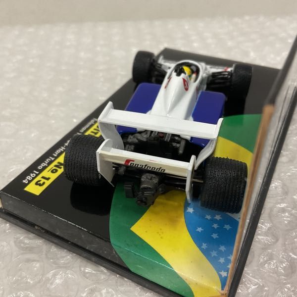 1円〜 ミニチャンプス アイルトンセナ レーシングカーコレクション 1/43 トールマン TG 184-Hart ターボ 1984_画像3