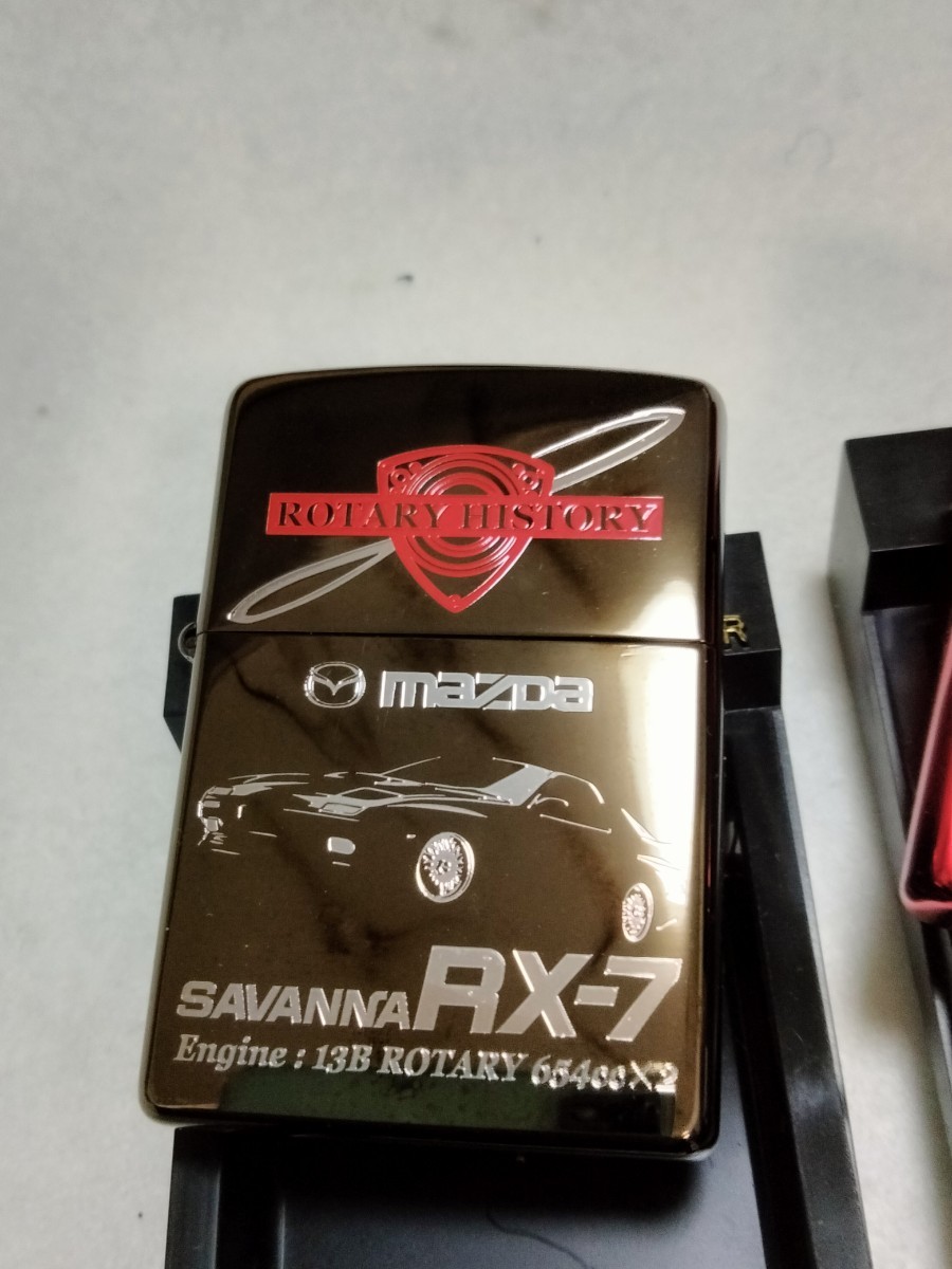 zippo MAZDA RX-7 RX-8 2004年製 2種セット 展示未使用_画像2