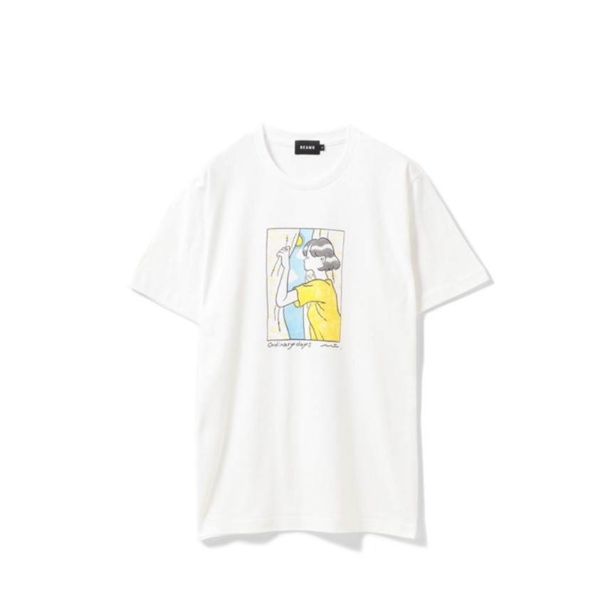 【送料250円〜新品未開封】BEAMS ビームス BEAMS たなかみさき チャリティーTシャツ 半袖 白 ホワイト　2019年発売 ジーパン女子_画像7