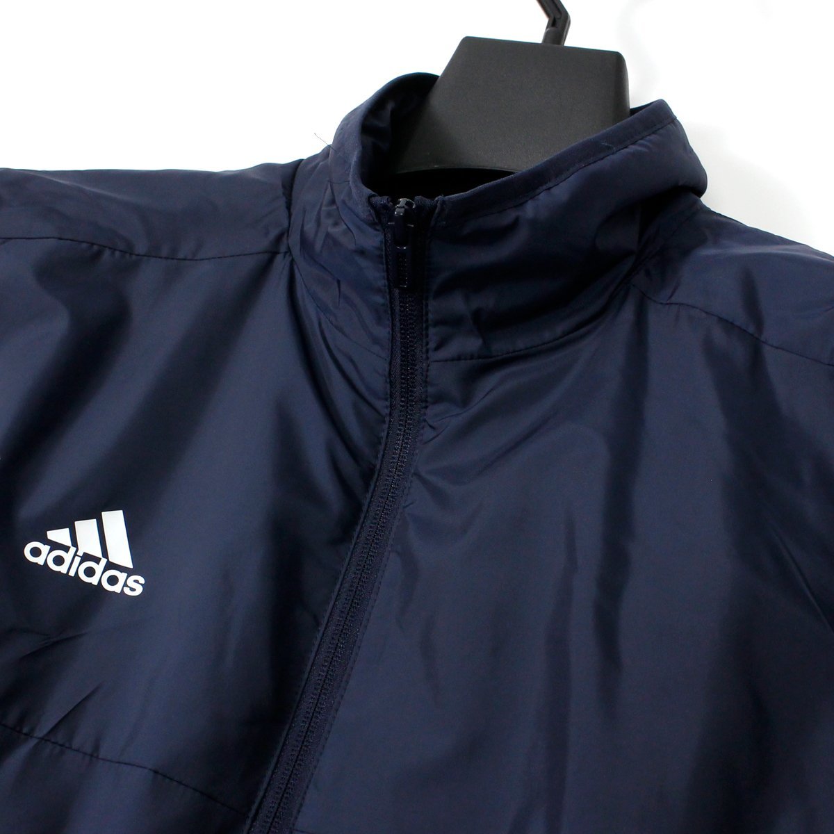 新品 秋冬 adidas アディダス ゴルフにお勧め 防風 撥水 裏起毛 中綿 ジャケット L 紺 GOLF パデッド ブルゾン スポーツ ◆SW1512B_画像5