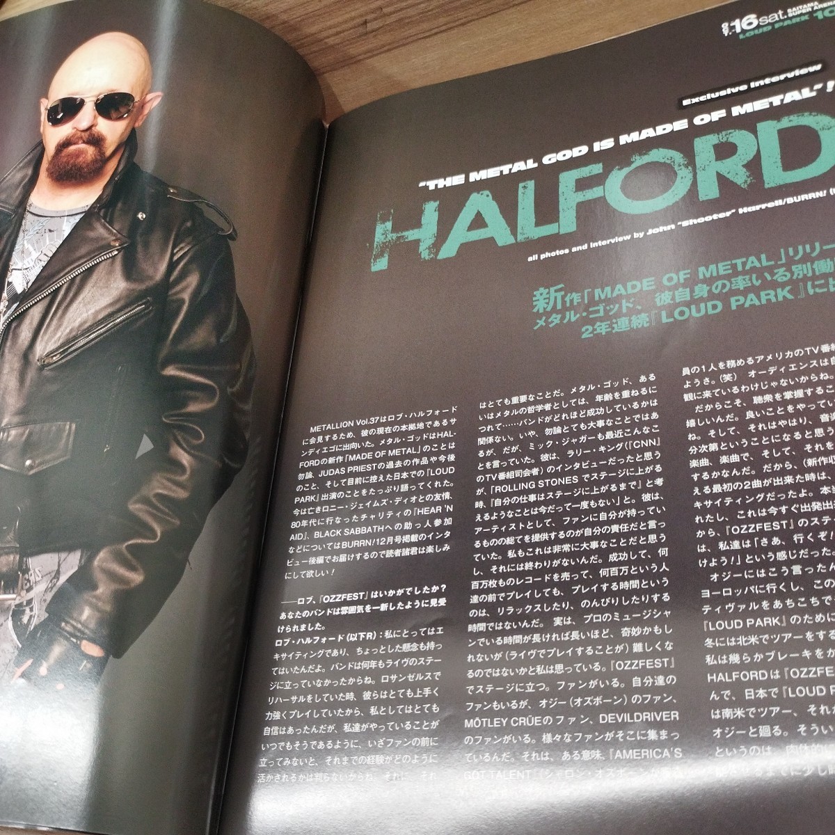 METALLION VOL.37 LOUD PARK 10/OZZY OSBOURNE/HALFORD_画像4