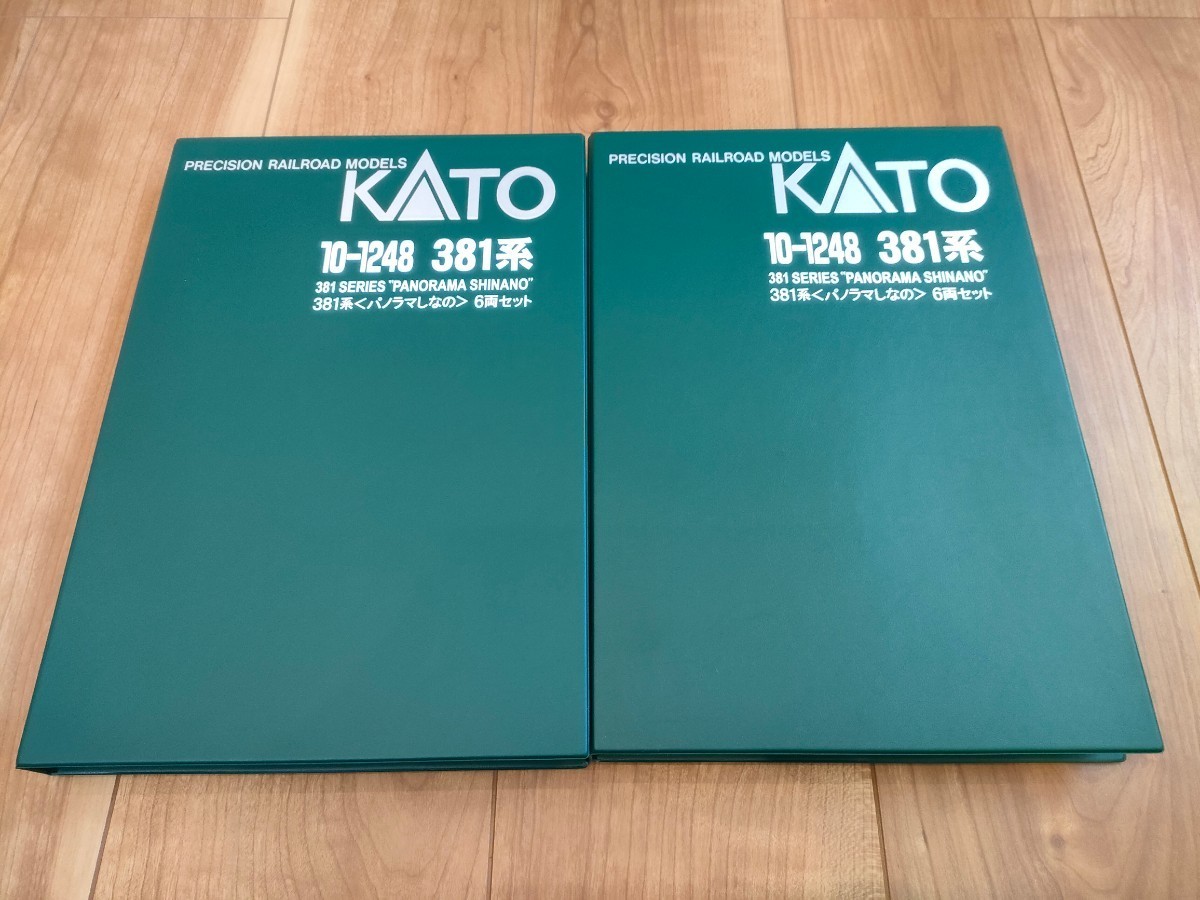 KATO 車両ケース 2個 行先表示シール 2枚 新品未使用 /10-1248 381系〈パノラマしなの〉6両セットより_画像2