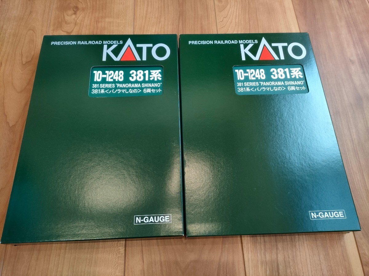 KATO 車両ケース 2個 行先表示シール 2枚 新品未使用 /10-1248 381系〈パノラマしなの〉6両セットより_画像4