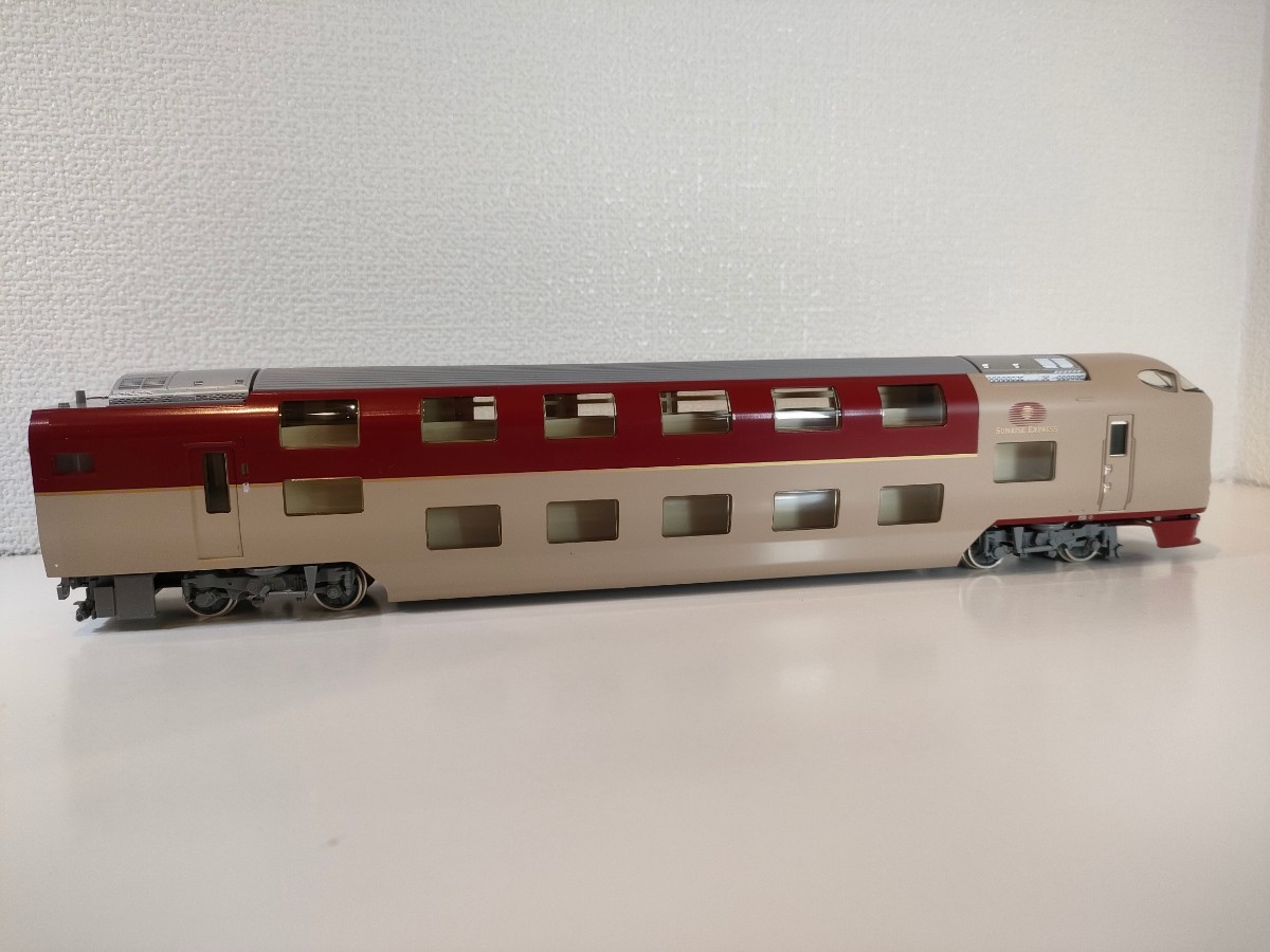 TOMIX HO クハネ285 0/3000(7/14号車)新品 付属パーツ付 HO-9087/HO-9088 JR 285系特急寝台電車(サンライズエクスプレス)基本セットばらし_画像5