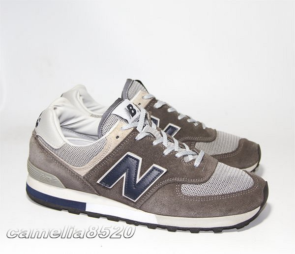 New balance New Balance OM 576 OGG blue US9 approximately 27cm used  beautiful goods Britain made : Real Yahoo auction salling