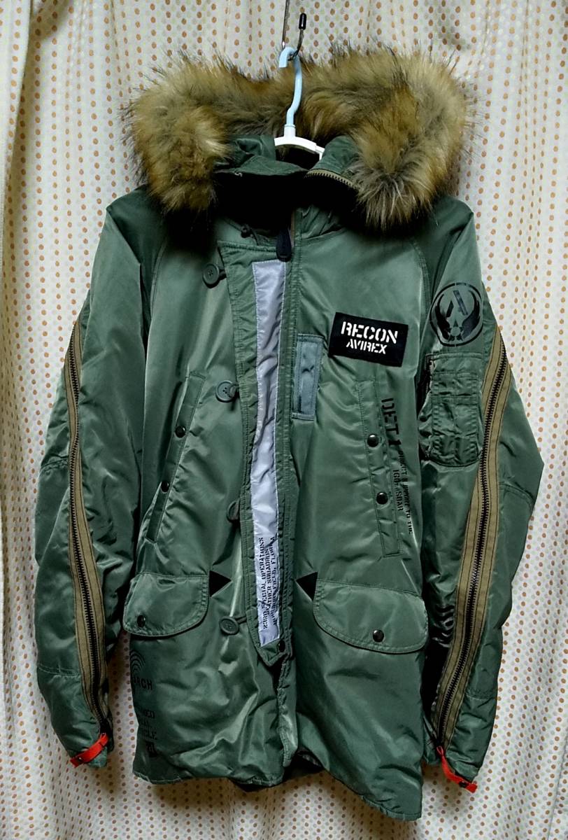 専門店では ACTION N-3 RECON 美品☆AVIREX (2XL) B-3 米軍 モッズ