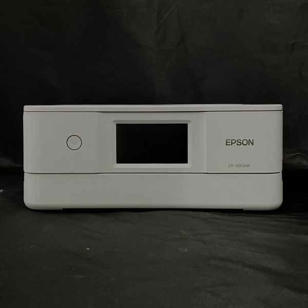 ALM794T EPSON エプソン インクジェット プリンター 複合機 EP-880AW コピー機 印刷機 2018年製 ホワイト系_画像1