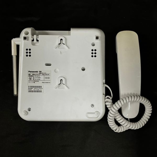 BLM727H Panasonic パナソニック コードレス電話機 VE-E10-W 親機 子機 ホワイト系_画像5