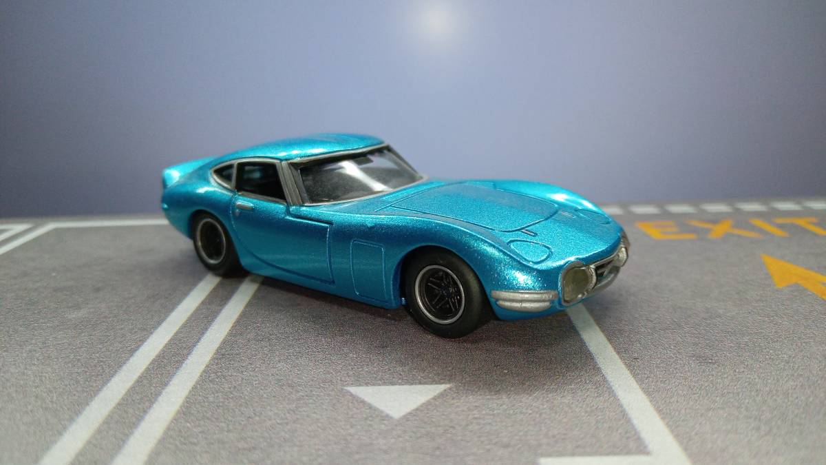 ミニカー　ジャンク品　トヨタ2000GT　ライトブルー　旧車　ヴィンテージ　_画像4