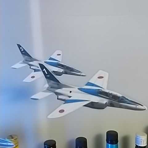 ブルーインパルス ６機 航空自衛隊 戦闘機 飛行機 モビール フレンステッド ではないです！ 自衛隊 T-4 JASDF_画像7