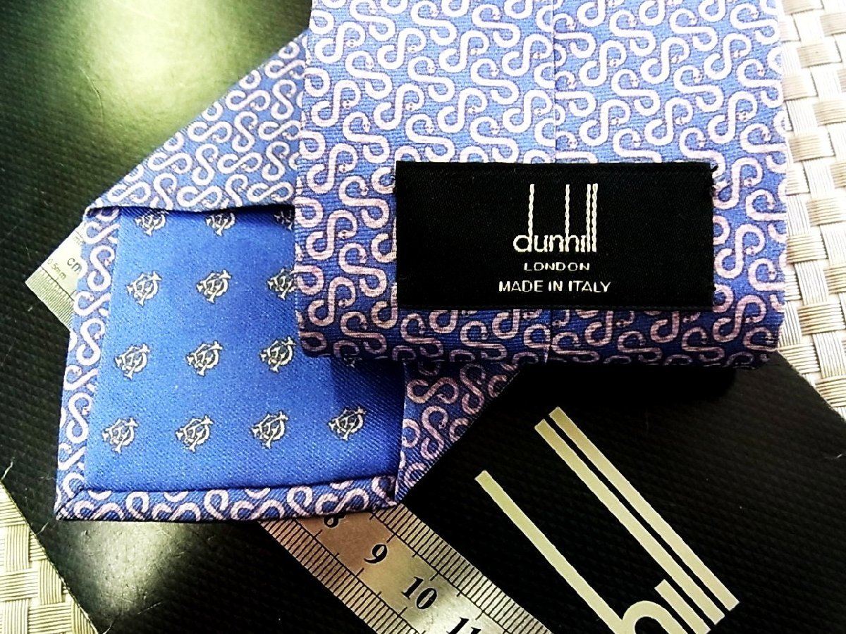 ♪33285C♪良品【蛇 ヘビ 柄】ダンヒル【dunhill】ネクタイの画像2