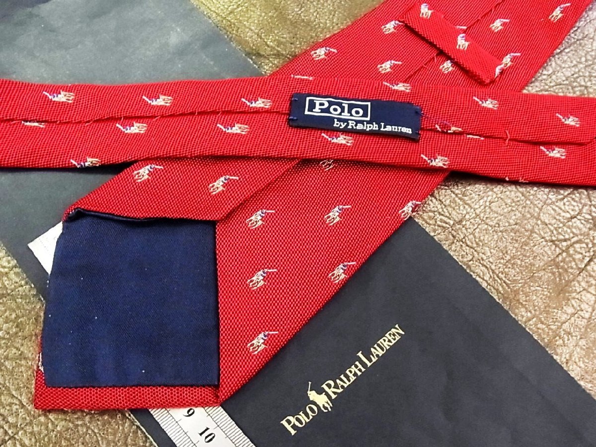 !vr0134! superior article![POLO] Ralph Lauren [ Polo horse animal pattern ] necktie 