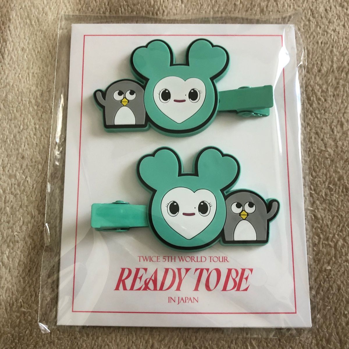 TWICE ready to be ミナ　ヘアピン　セット　ミナプロデュース　ペンギン