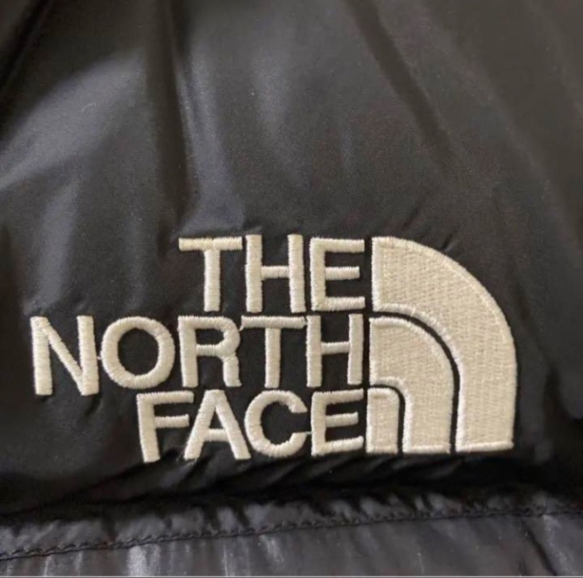 90s THE NORTH FACE NUPTSE ヌプシ ロング ダウンジャケット M 黒 ノースフェイス ビンテージ 