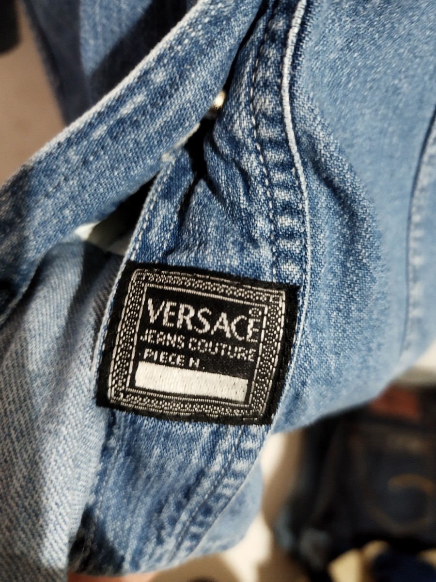 VERSACE　ベルサーチ　ヴェルサーチ　長袖シャツ　デニムシャツ　長袖　シャツ　デニム_画像6