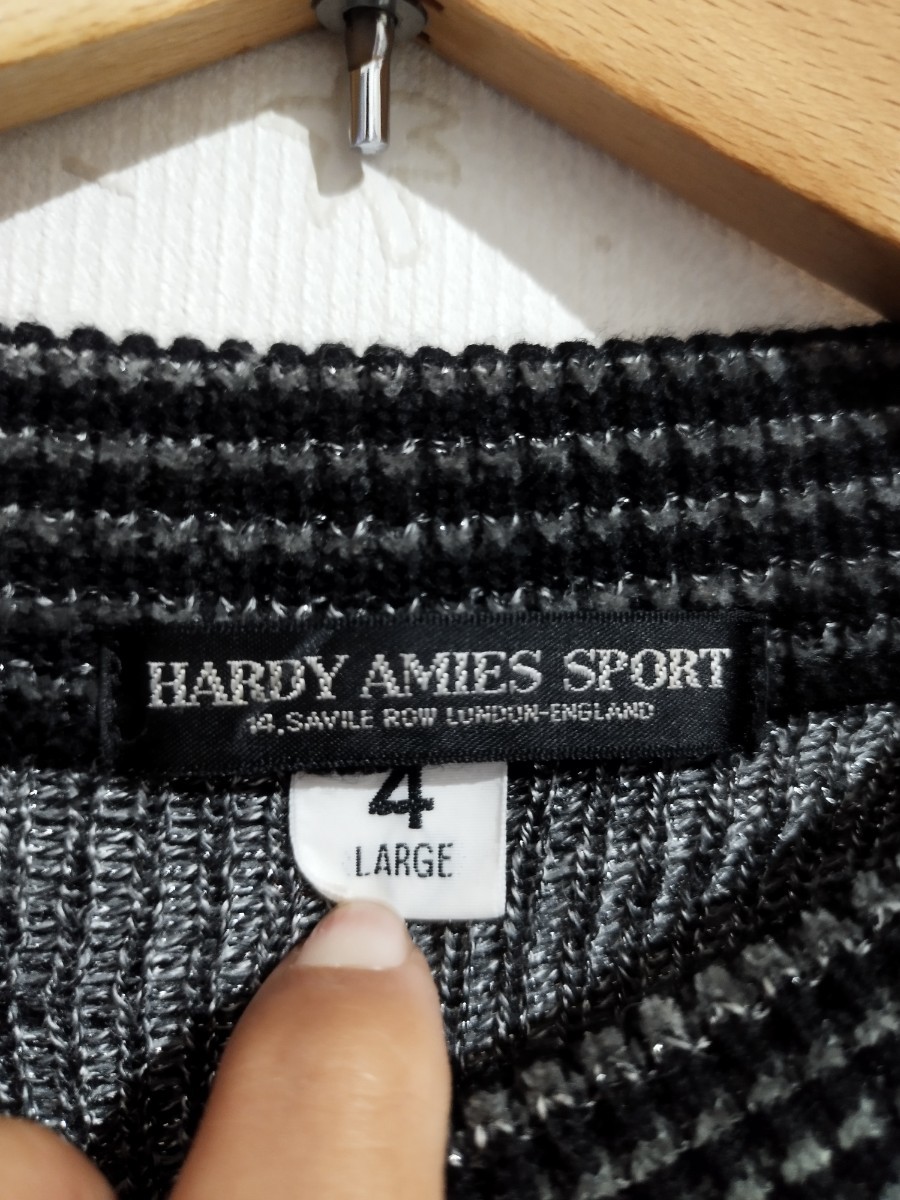 ハーディエイミス　HARDY AMIES　ニットセーター　ニット　セーター　長袖　3Dニットセーター　立体ニットセーター　Vintage_画像5