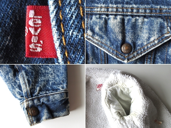 希少 80sビンテージ LEVI'S リーバイス USA製 ボアデニム 希少 80sビンテージ LEVI'S リーバイス USA製 ボアデニム