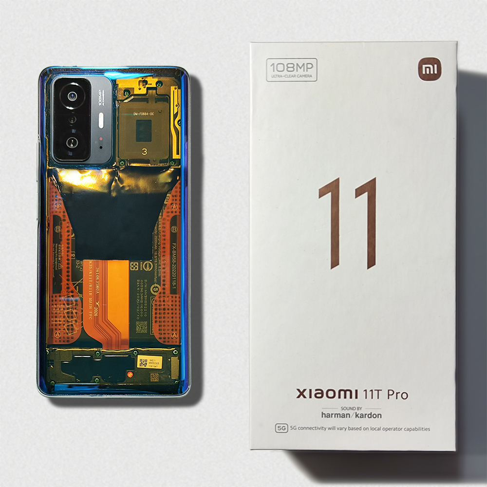 品質満点 シャオミ ＋保護ガラス＋ケース4種類セット SIMフリー 日本仕様 スケルトンボディ 8GB/128GB Pro 11T Xiaomi Android