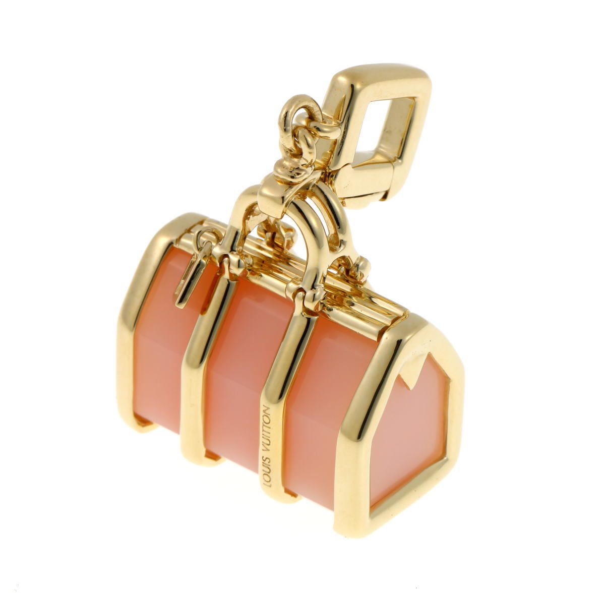 Louis Vuitton Louis Vuitton ключ poru сумка узор подвеска очарование - желтое золото 750YG 2310221