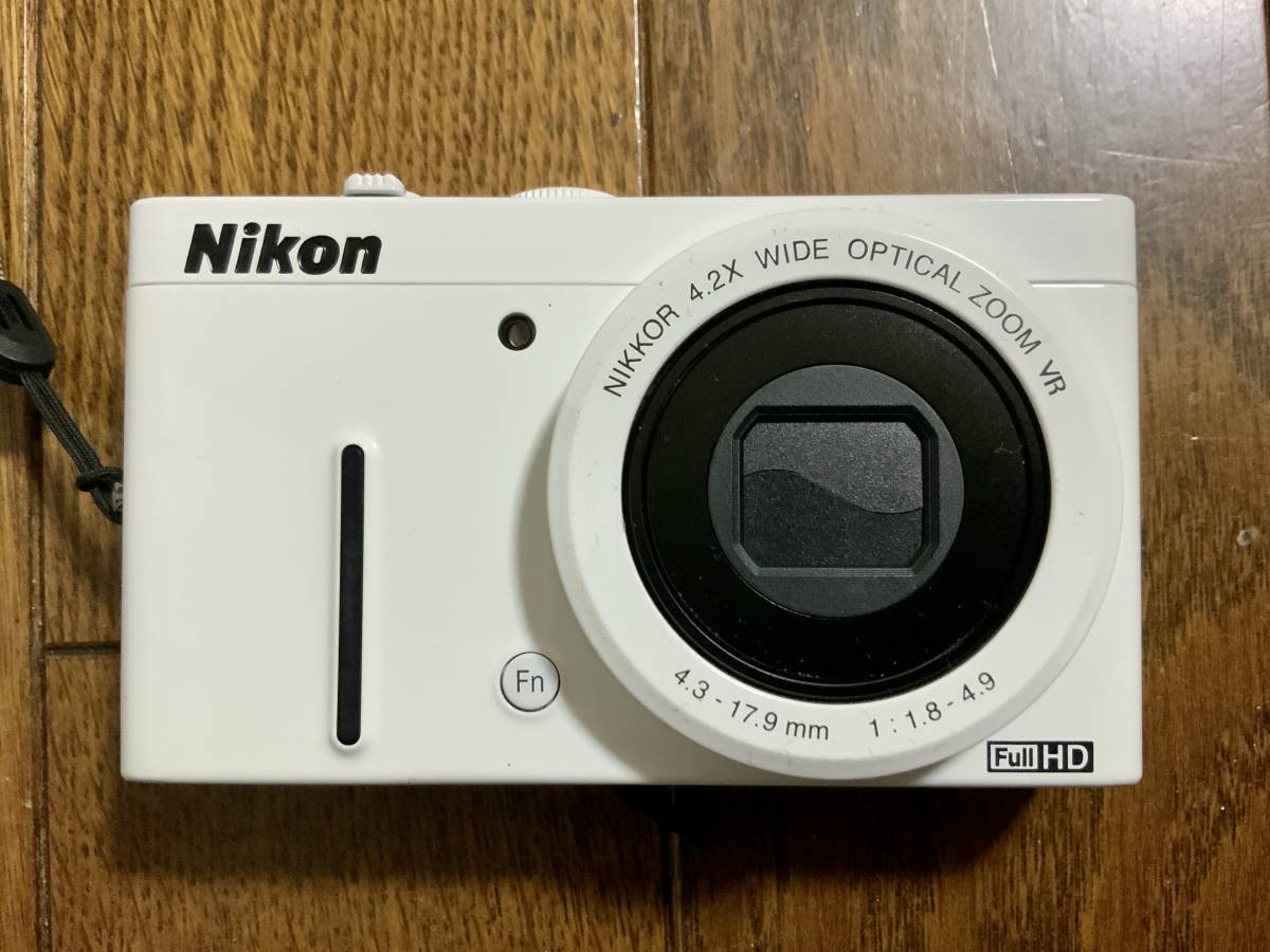 現状渡し Nikon COOLPIX ニコン クールピクス デジタルカメラ P310 本体 充電アダプター USBケーブル AVケーブル 取説 純正ケース _画像2