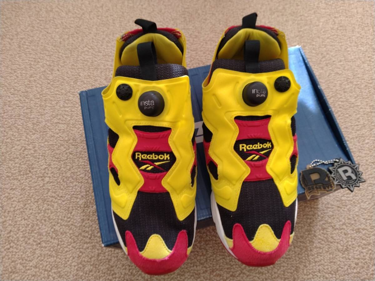 リーボック★ポンプフューリー OG★INSTA PUMP FURY OG★US 9 27 ㎝★メン イエロー★オリジナル カラー★シトロン★中古★ _画像2