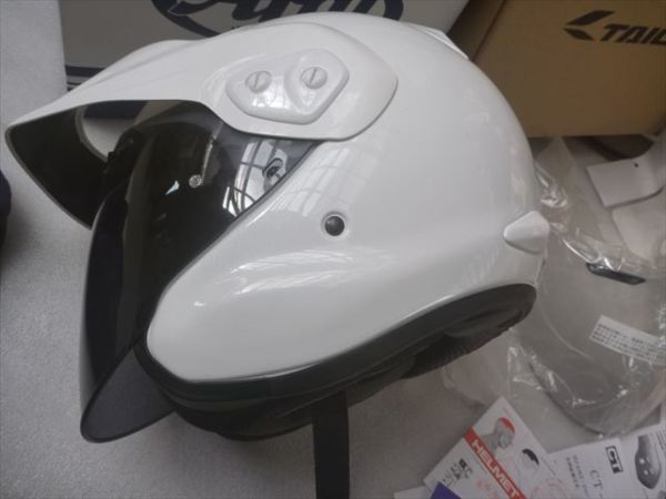 未使用・ヘルメット　ARAI CT-Z　CT-Mシールド、CTピンロックシートというもの　61－62_画像4