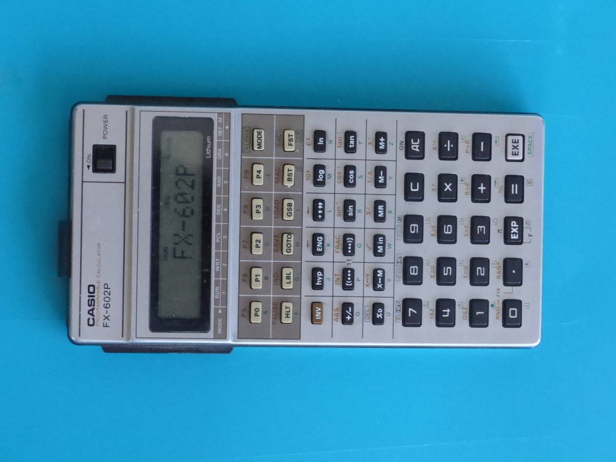 InJapan.ru — CASIO FX-602P функциональный калькулятор программируемый итого... долгий срок хранение * Рабочий товар — просмотр лота