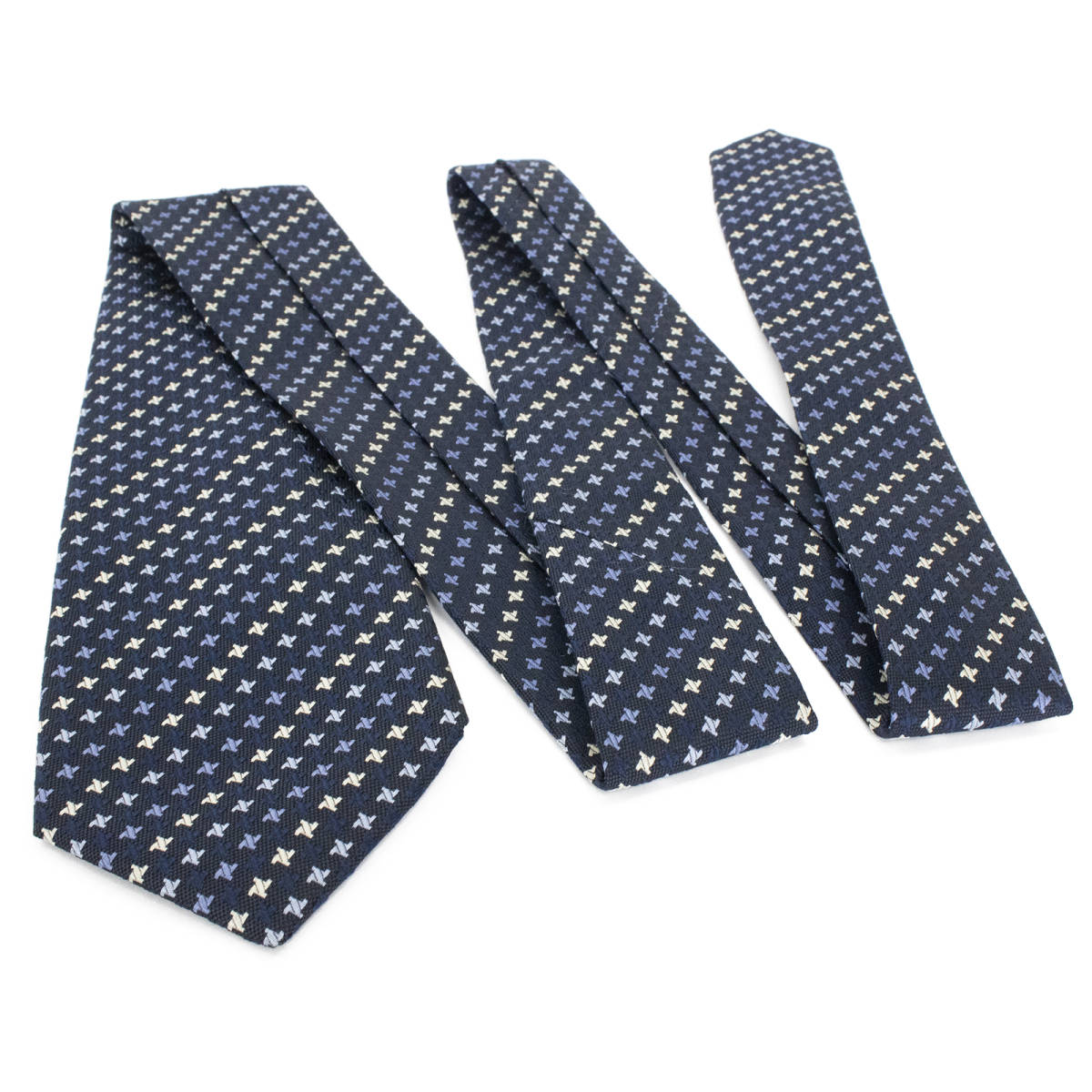 [ full amount repayment guarantee * free shipping * as good as new ] Paul Smith. necktie regular goods total pattern is undo toe s thousand bird .. beautiful blue group business commuting 