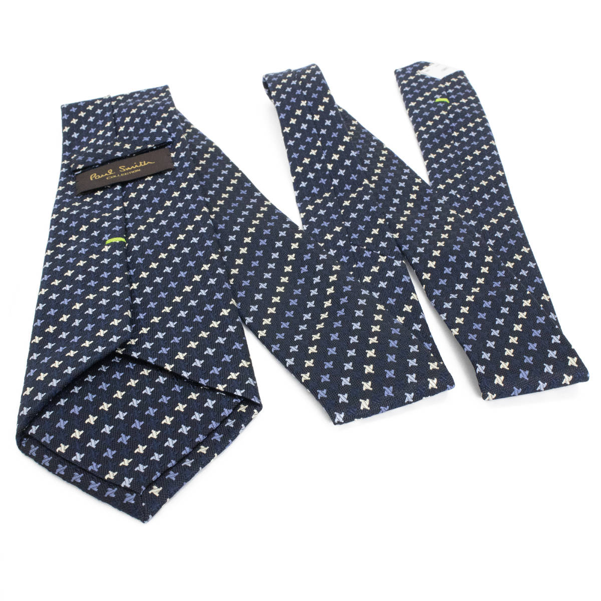 [ full amount repayment guarantee * free shipping * as good as new ] Paul Smith. necktie regular goods total pattern is undo toe s thousand bird .. beautiful blue group business commuting 