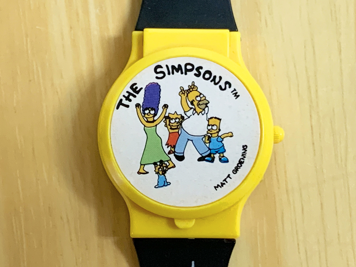 【おそらく廃盤・貴重】ザ・シンプソンズ　THE SIMPSONS　デジタル腕時計　開閉式_画像2