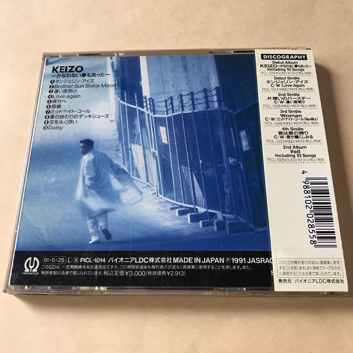 中西圭三 1CD「KEIZO～かなわない夢もあった～」_画像2